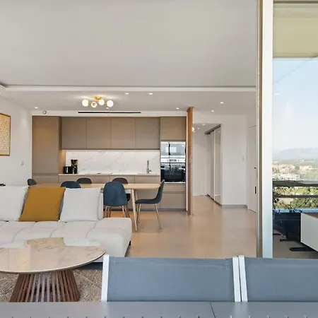 Vue Exceptionnelle Et Montagne , Piscine Et Tennis أنتيب